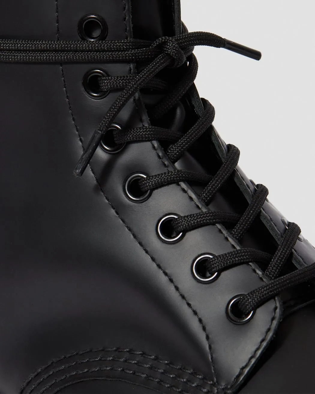 1460 Bex Black Smooth Leather Lace Up Boot