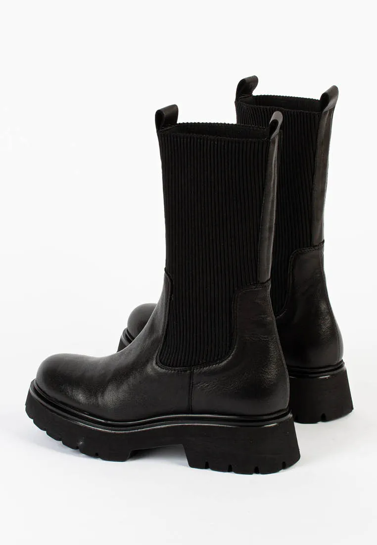 Alexia Black Chelsea Boots