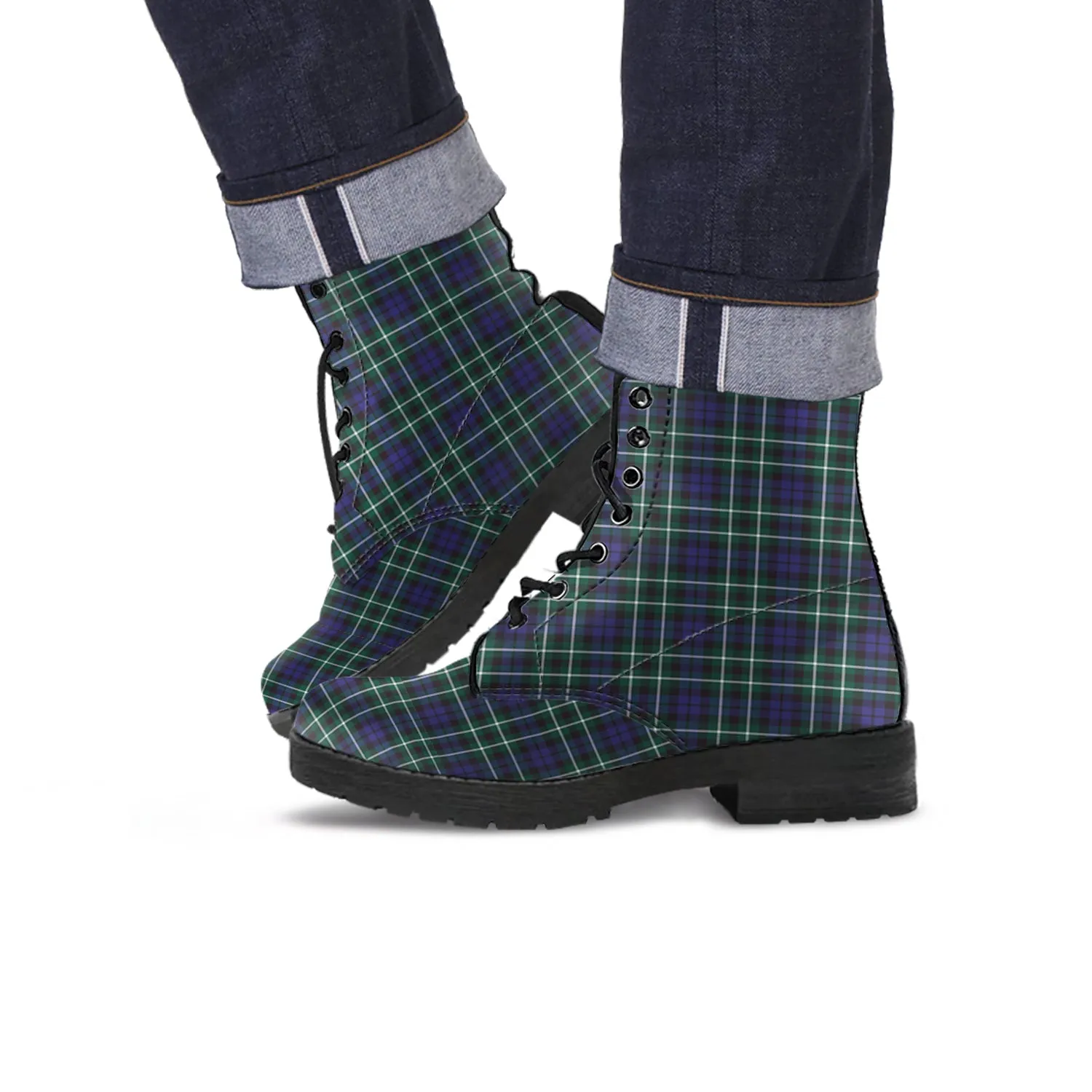 Allardice Tartan Leather Boots