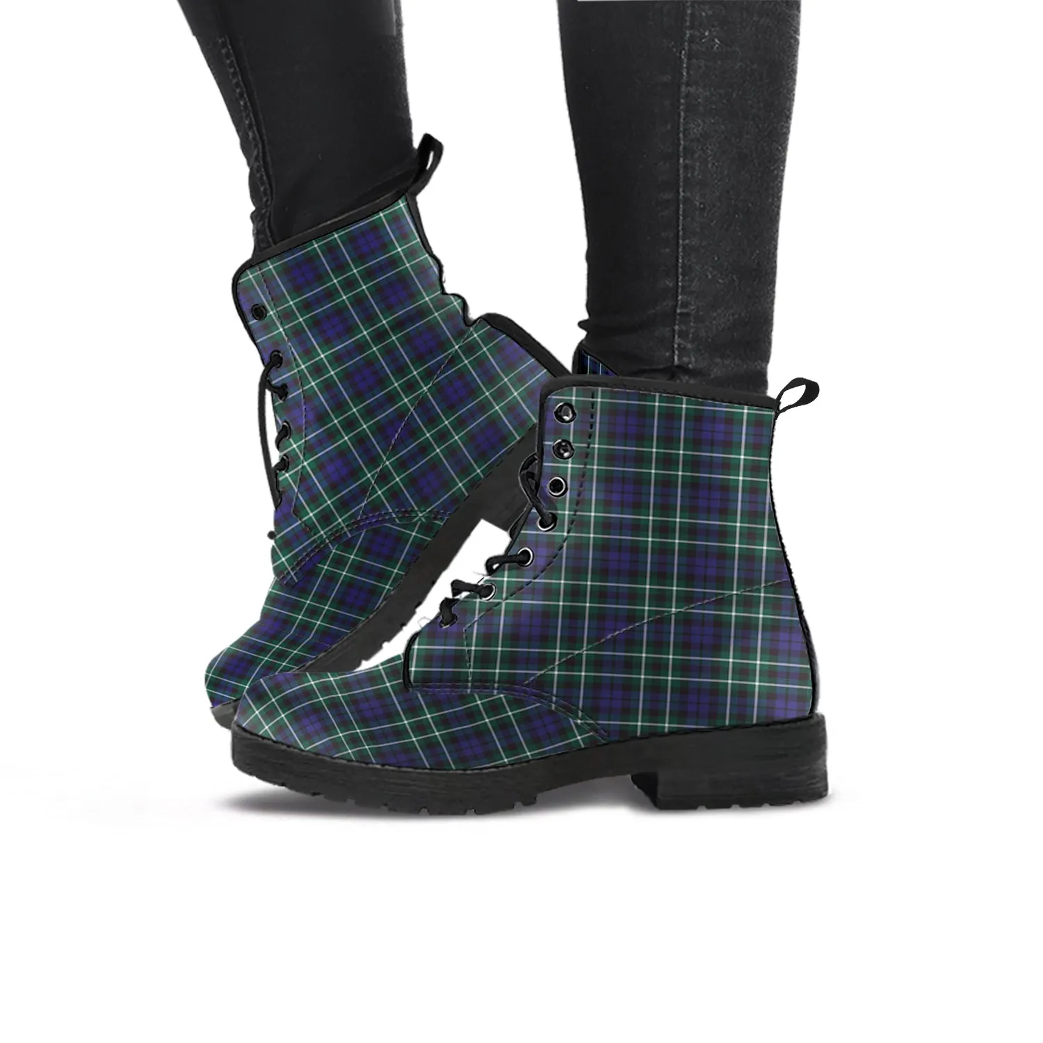 Allardice Tartan Leather Boots