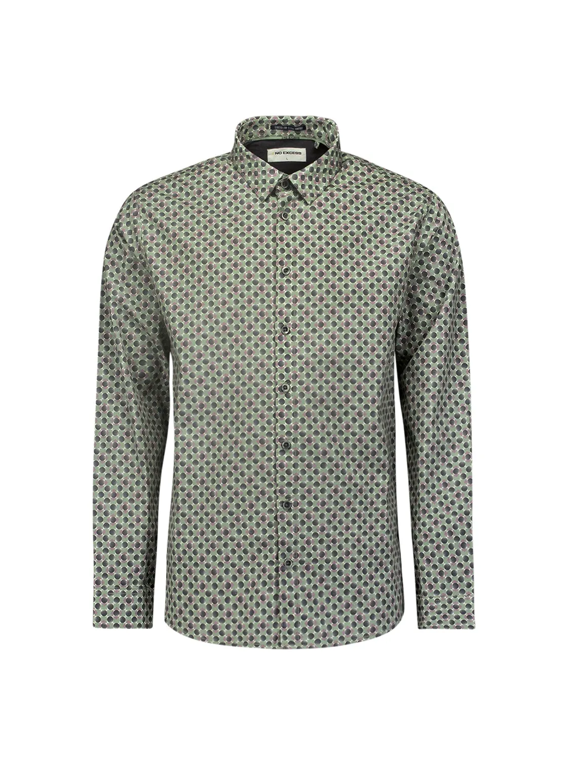 Allover Pattern Shirt - Stylish for Winter | Smoke