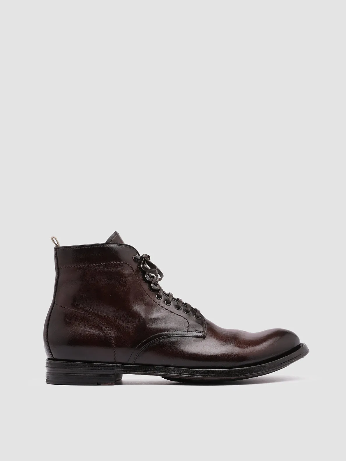 ANATOMIA 013 - Brown Leather Ankle Boots