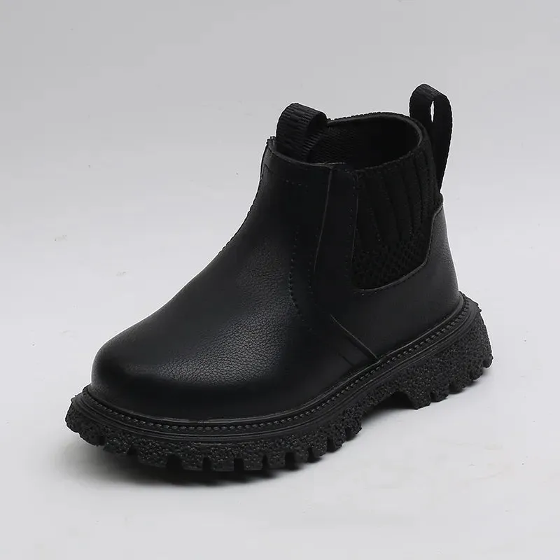 Animal-Friendly Leather Warm Winter Boots