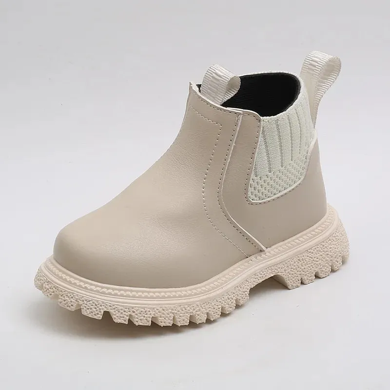 Animal-Friendly Leather Warm Winter Boots