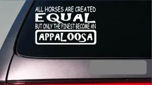 Appaloosa equal Sticker *G597* 8" Vinyl horses horse saddle stirrup boots