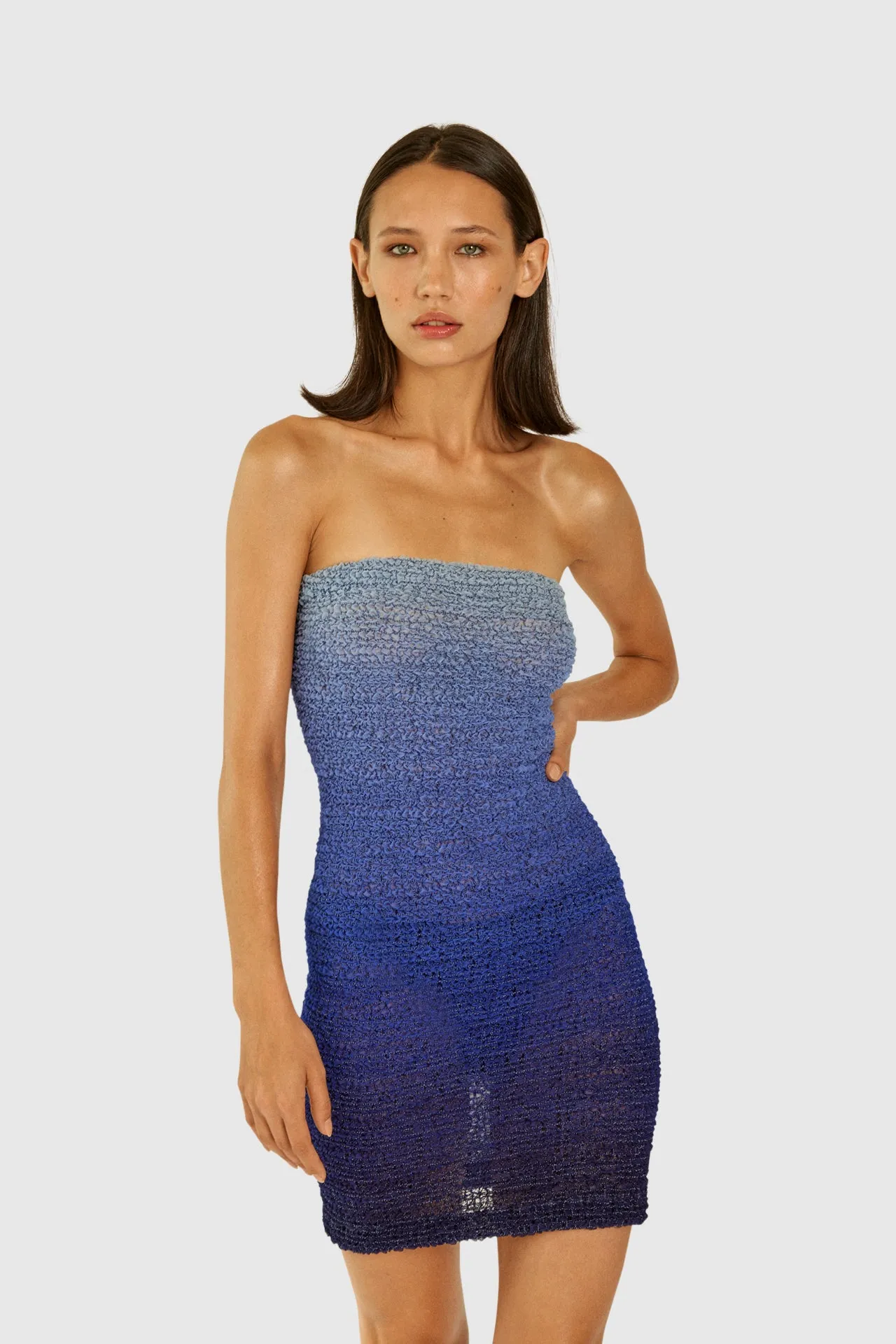 Aqua Nido Silk Dress