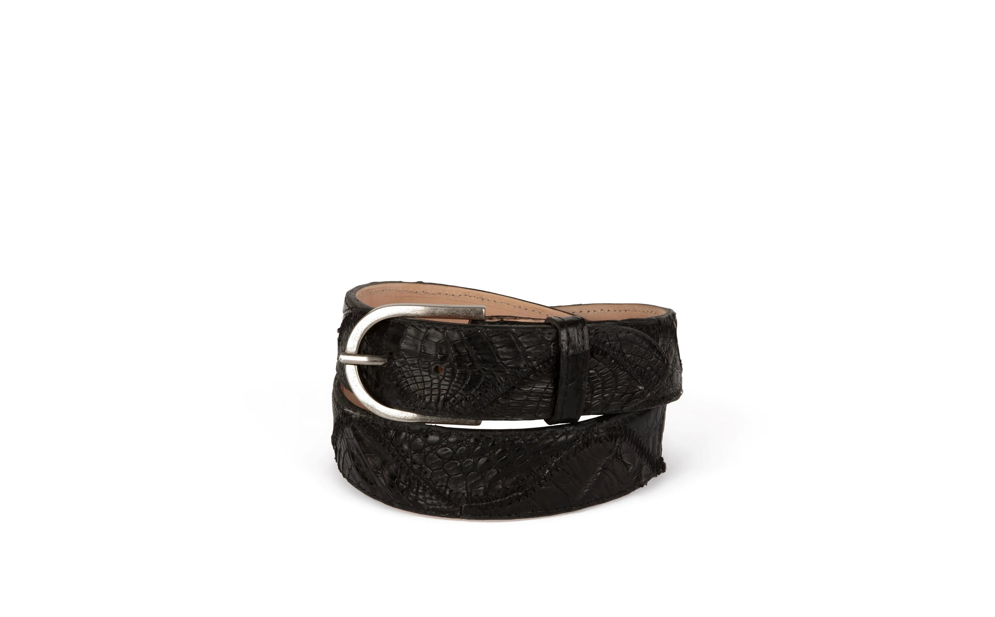 Azulado Patchwork Caiman Belt