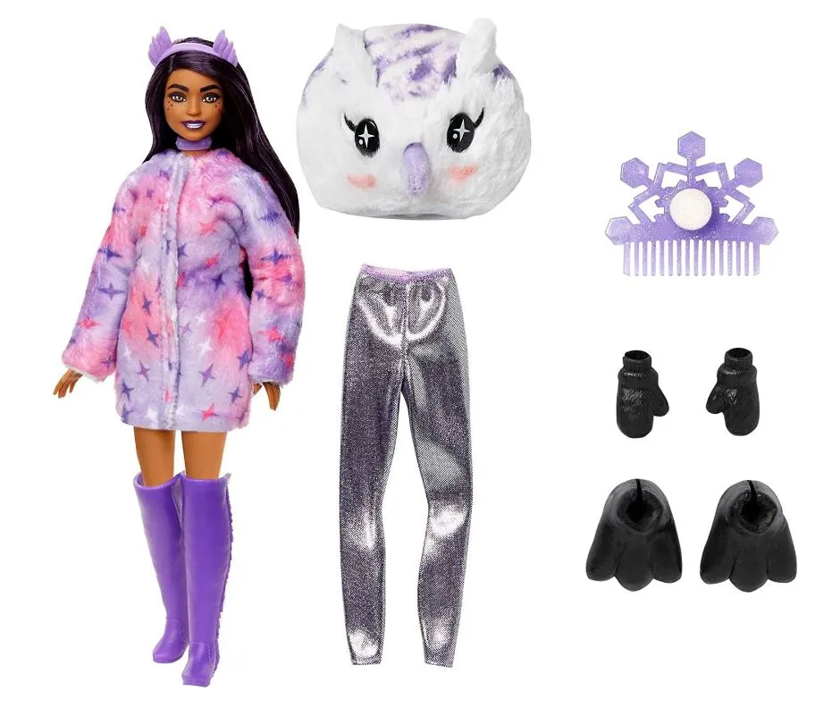 Barbie Cutie Reveal Winter Sparkle Series Owl