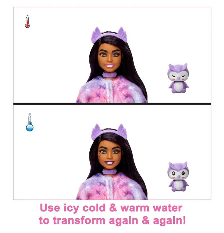 Barbie Cutie Reveal Winter Sparkle Series Owl