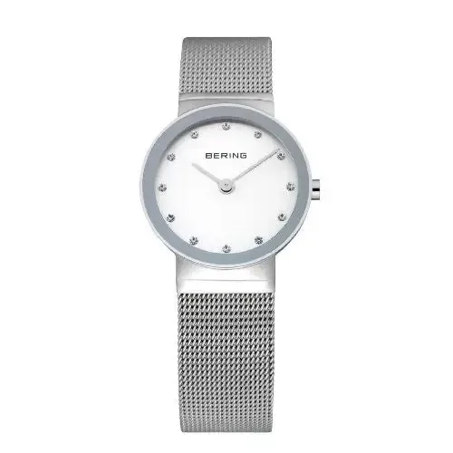 Bering Women's Classic Swarovski Crystals Silver Tone Watch 10126-000