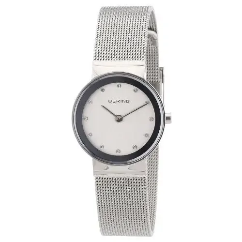 Bering Women's Classic Swarovski Crystals Silver Tone Watch 10126-000