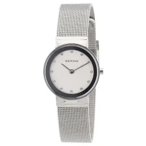 Bering Women's Classic Swarovski Crystals Silver Tone Watch 10126-000