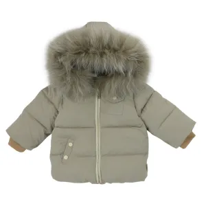 Boys Bondoux Jacket in Textured Fabric - Stylish and Durable