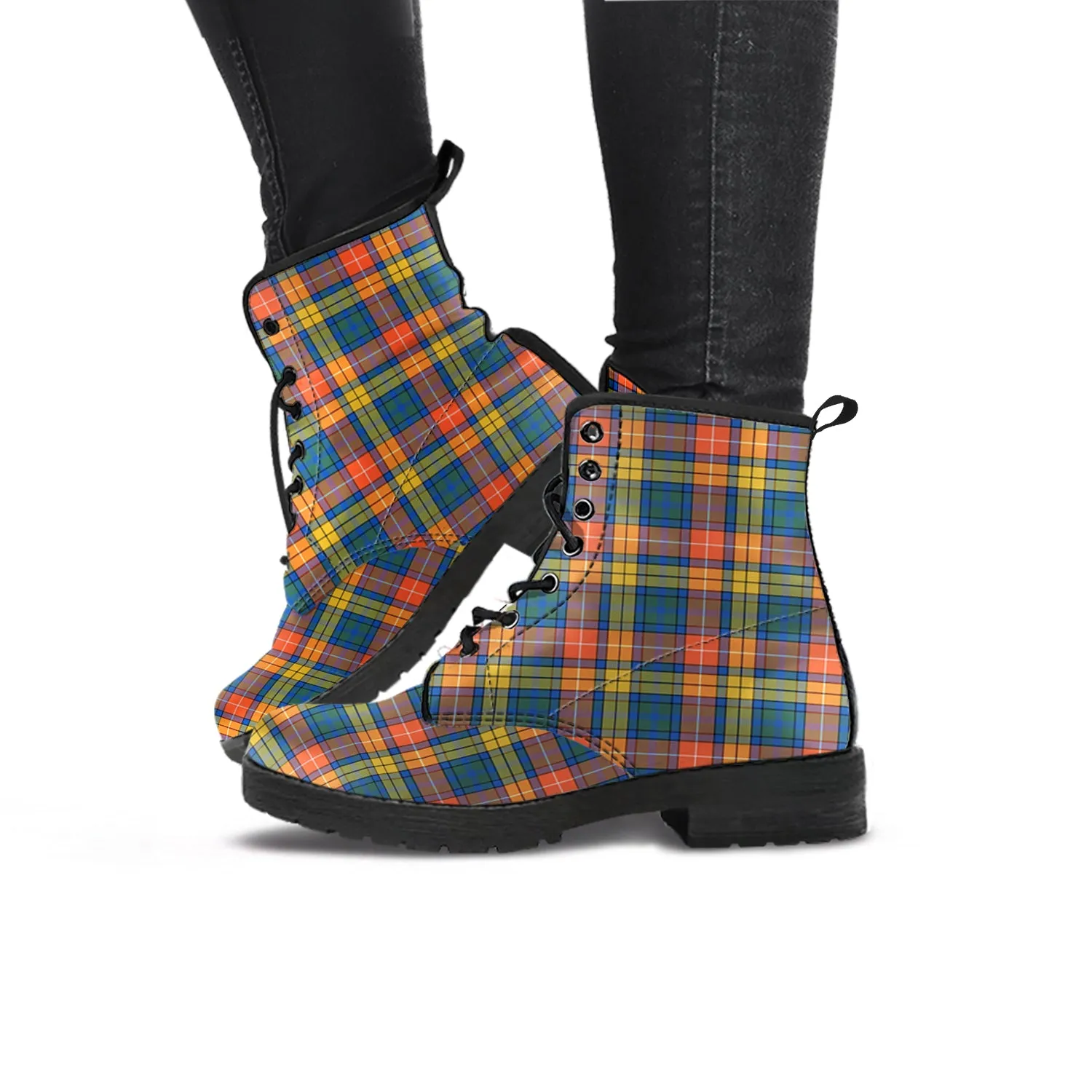 Buchanan Ancient Tartan Leather Boots