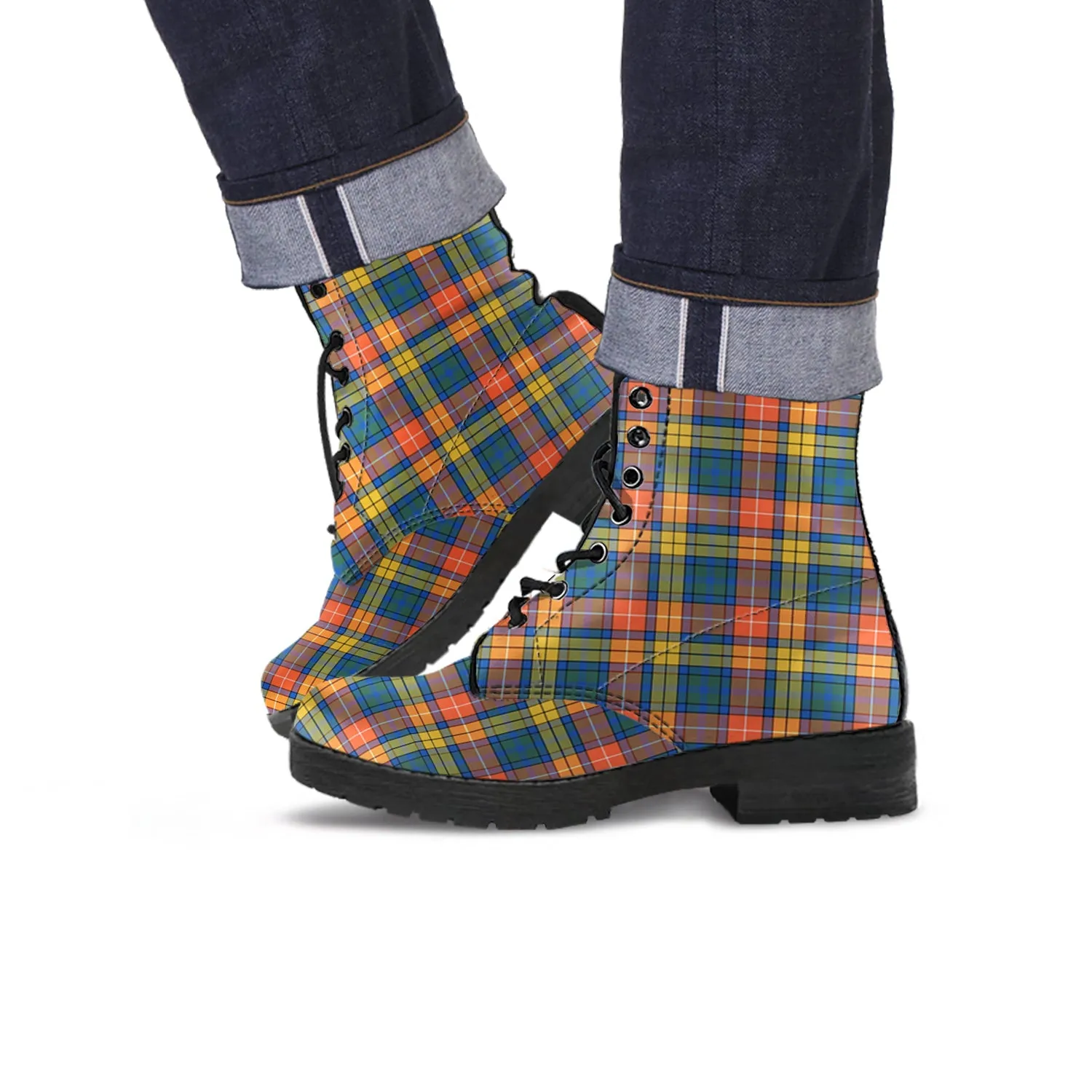 Buchanan Ancient Tartan Leather Boots