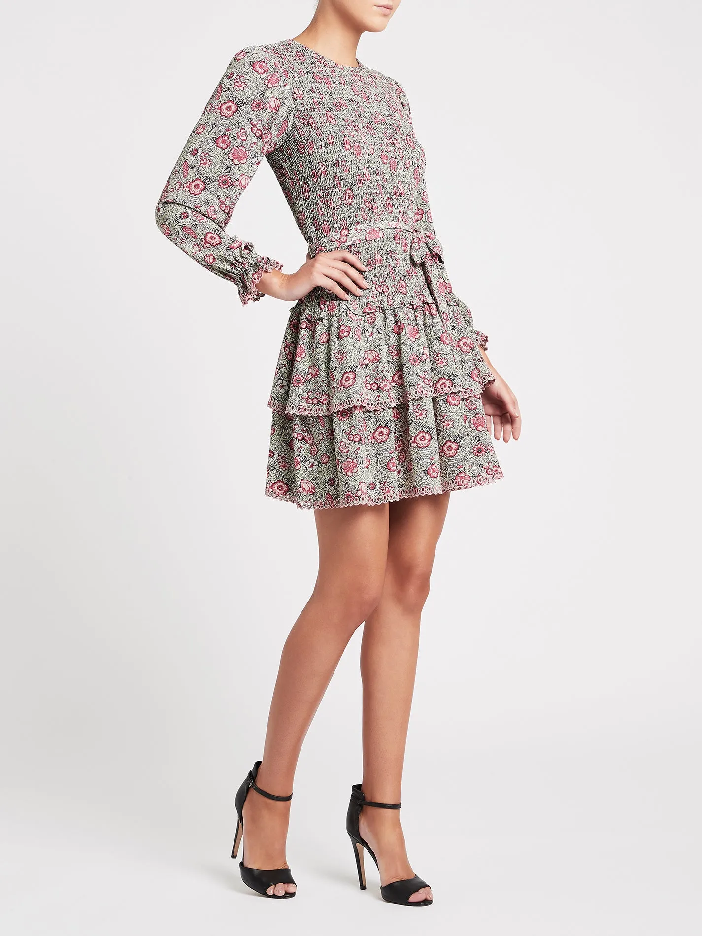 Camila Floral Crepe Dress