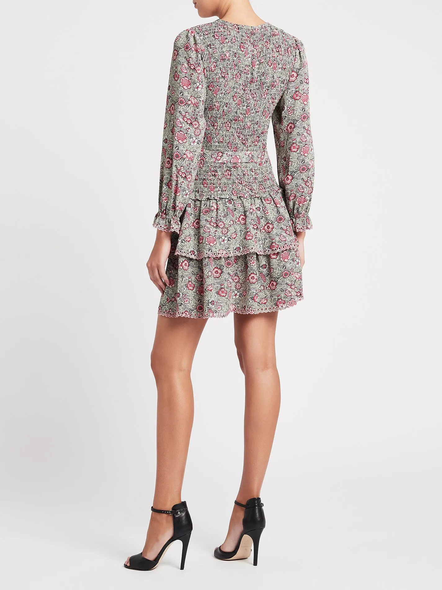 Camila Floral Crepe Dress