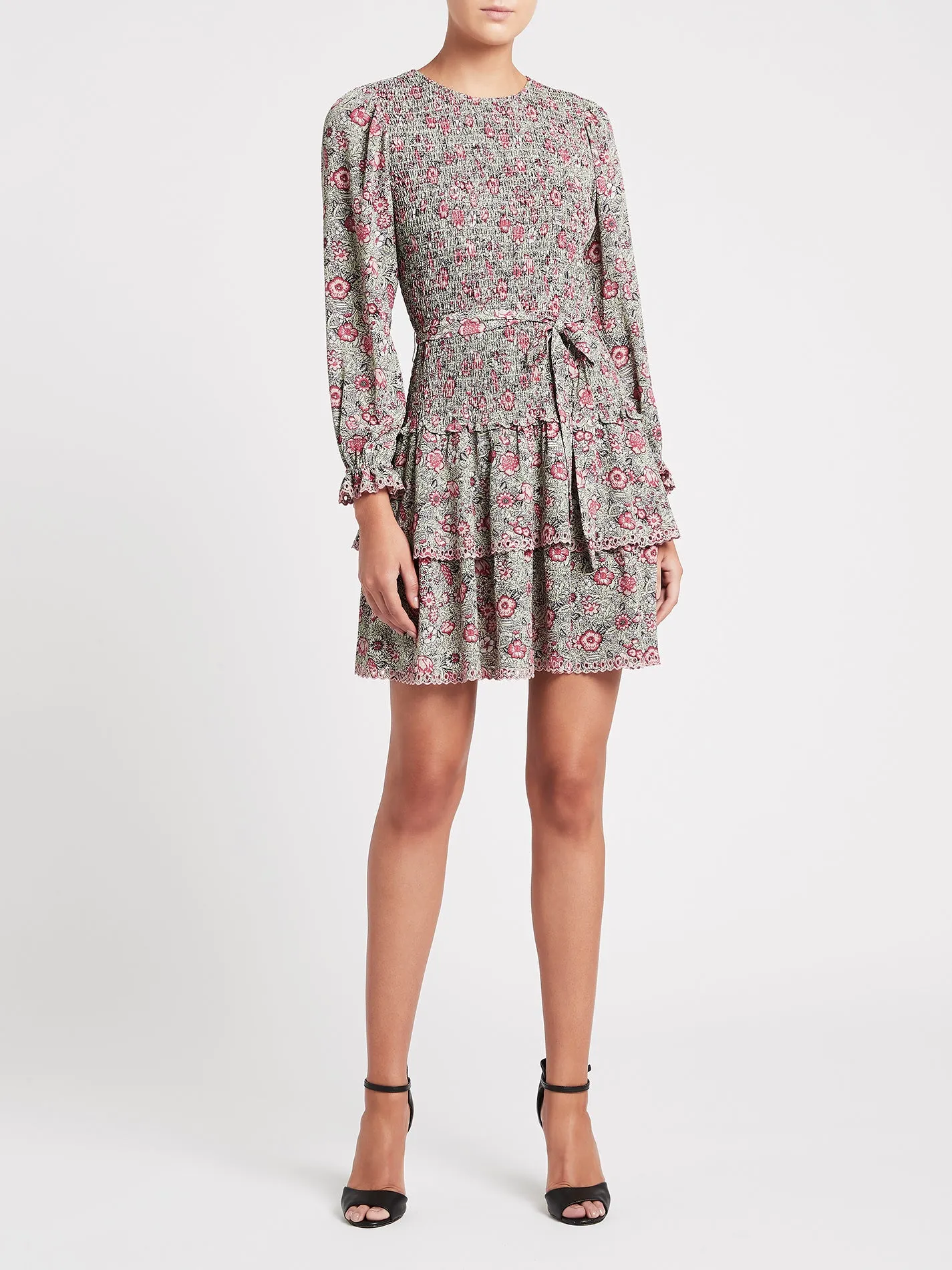 Camila Floral Crepe Dress