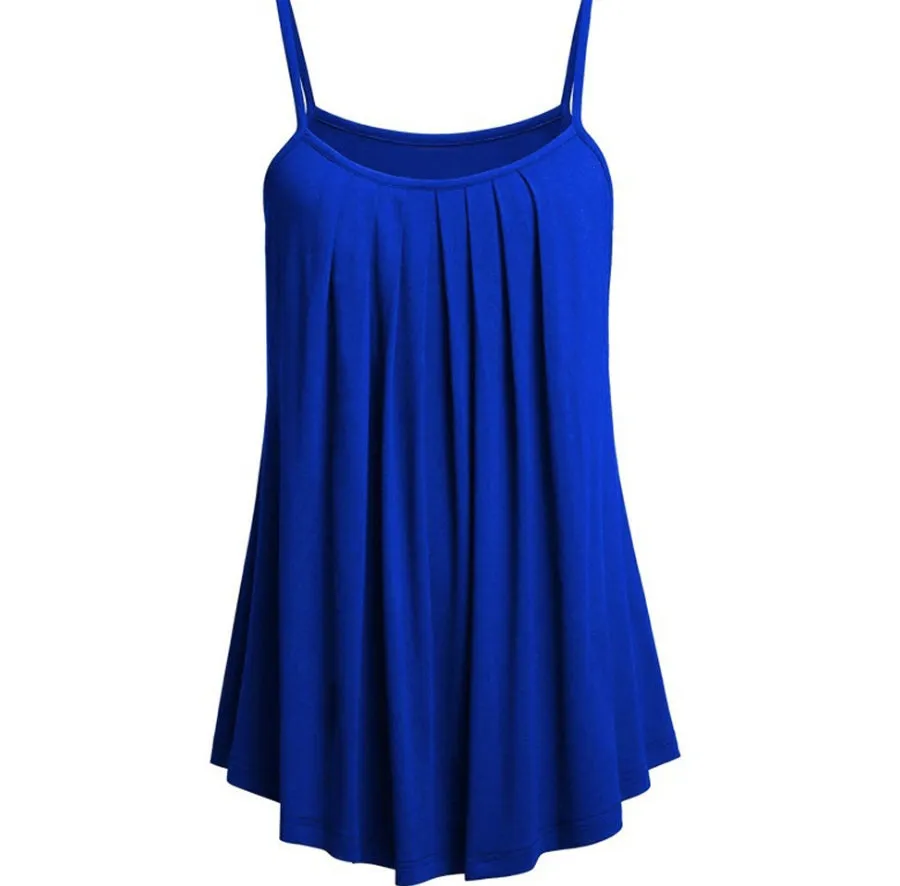 Camisole pleated skirt