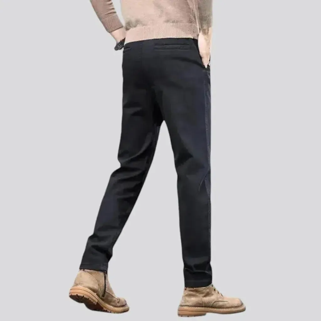 Color men's slim jeans