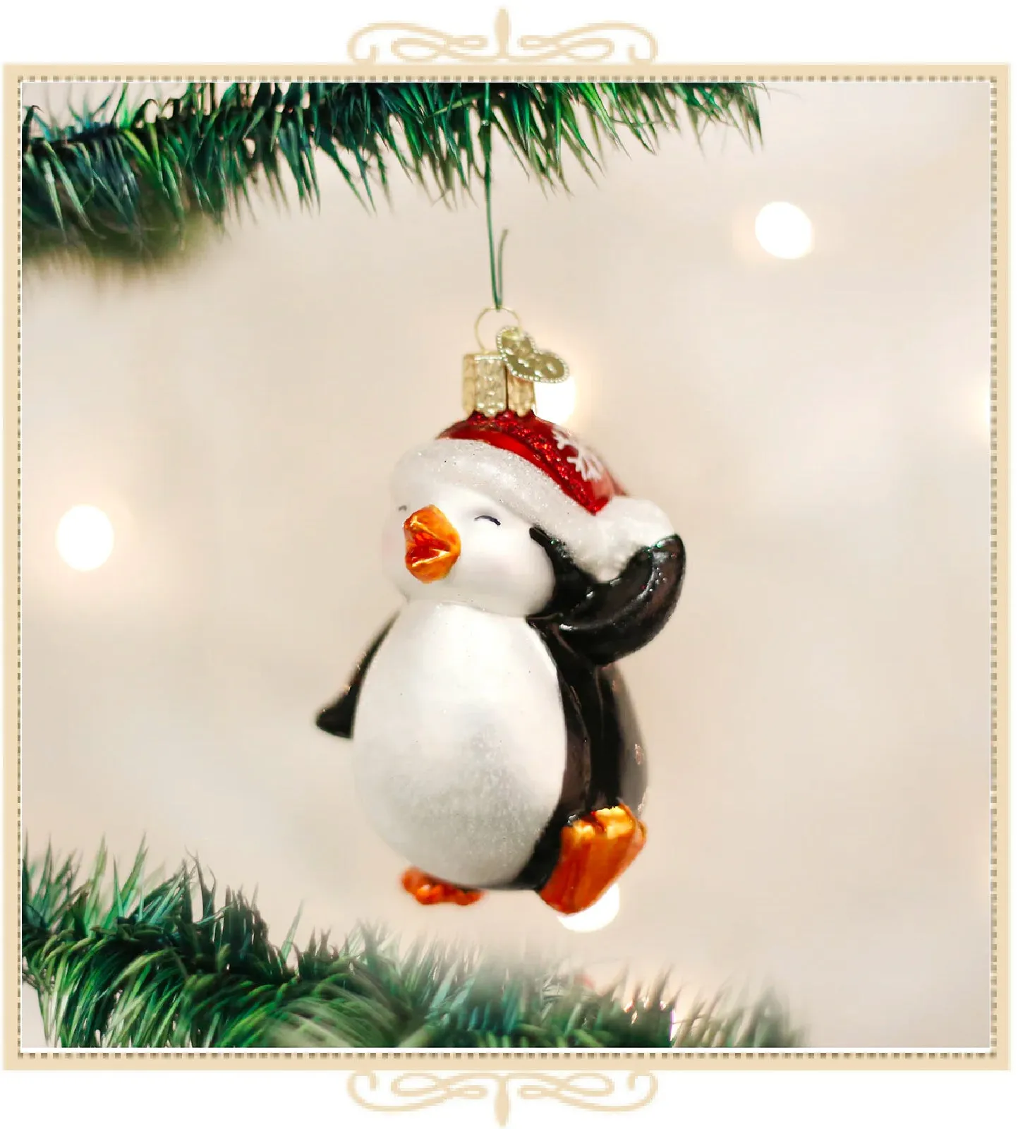 Dancing Penguin Ornament