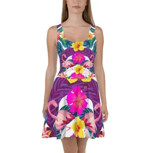 Floral Flamingos Women’s Dress