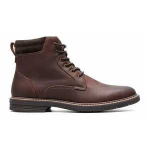 Florsheim Norwalk Plain Toe Lace Up Boot (Men) - Brown Crazy Horse