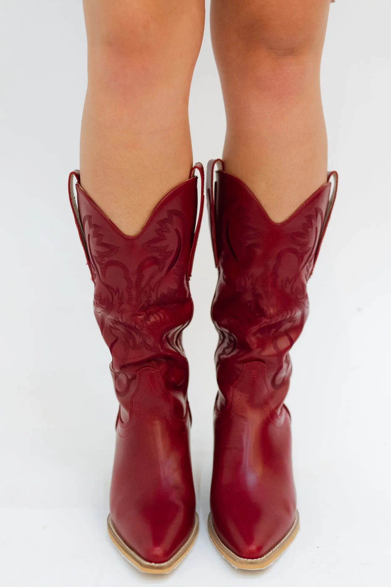 Hadie Boots - Burgundy