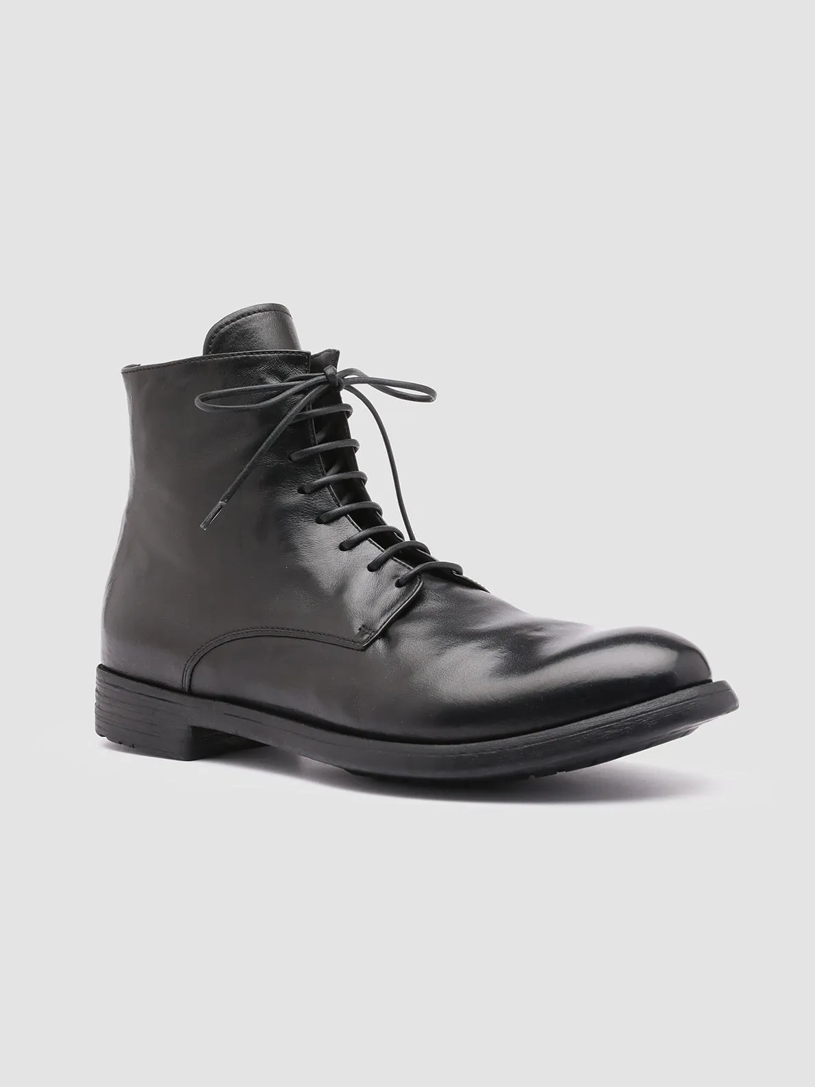 HIVE 016 - Black Leather Boots