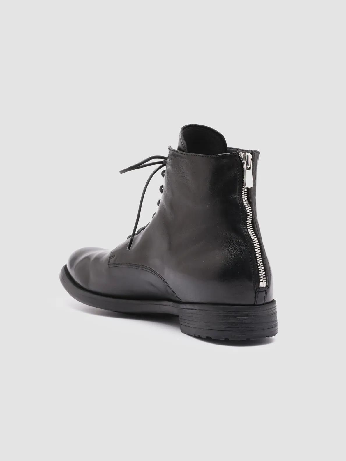 HIVE 016 - Black Leather Boots