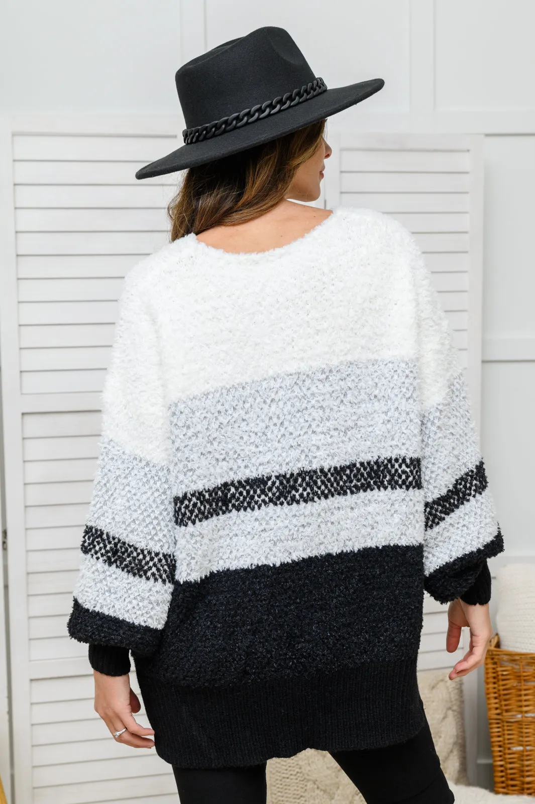 Hold Onto Love Color Block Sweater