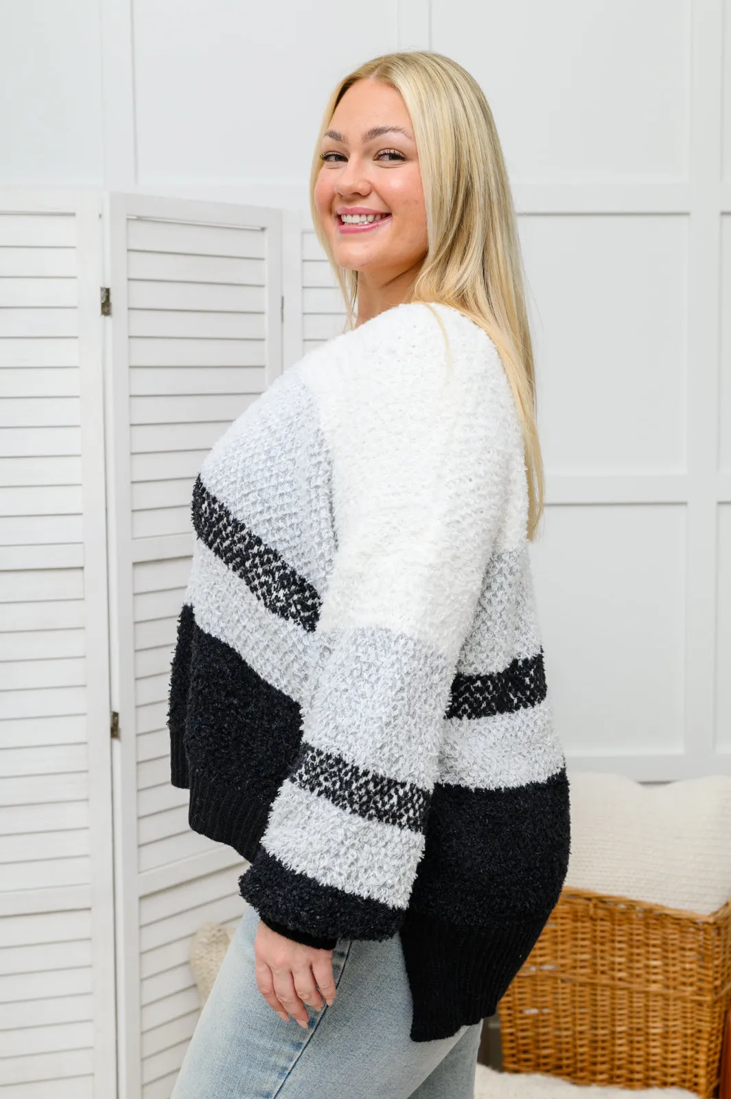 Hold Onto Love Color Block Sweater