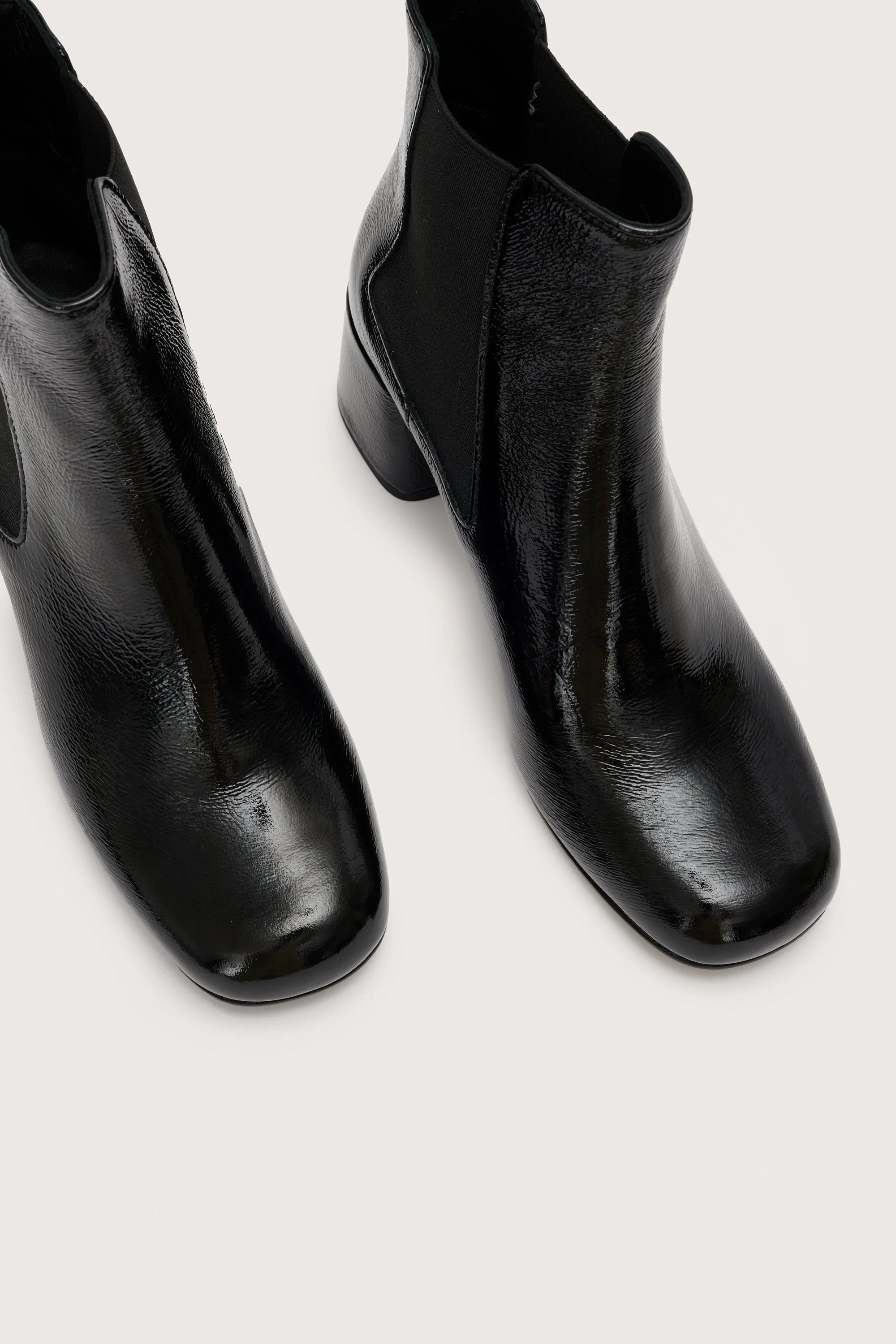 Juno Boot Patent Black