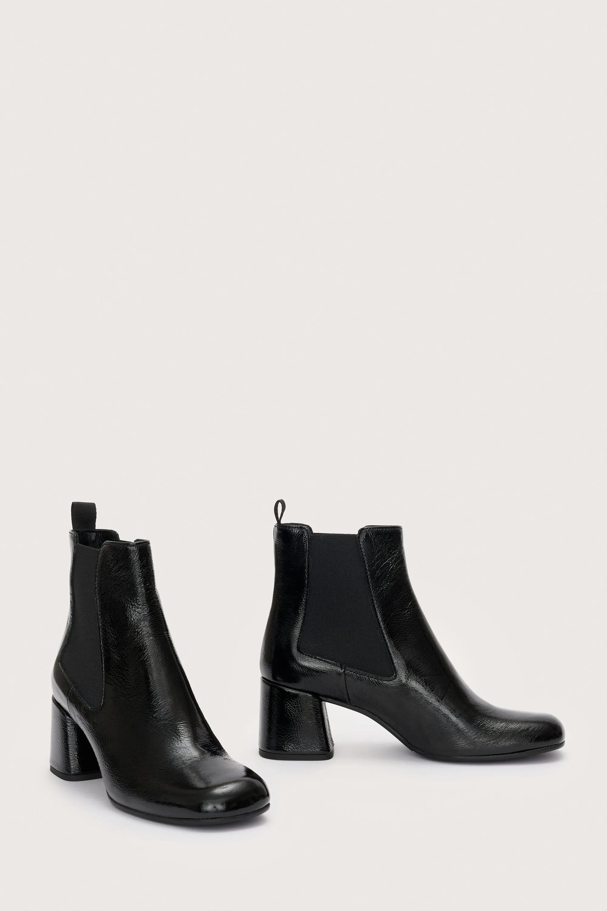 Juno Boot Patent Black