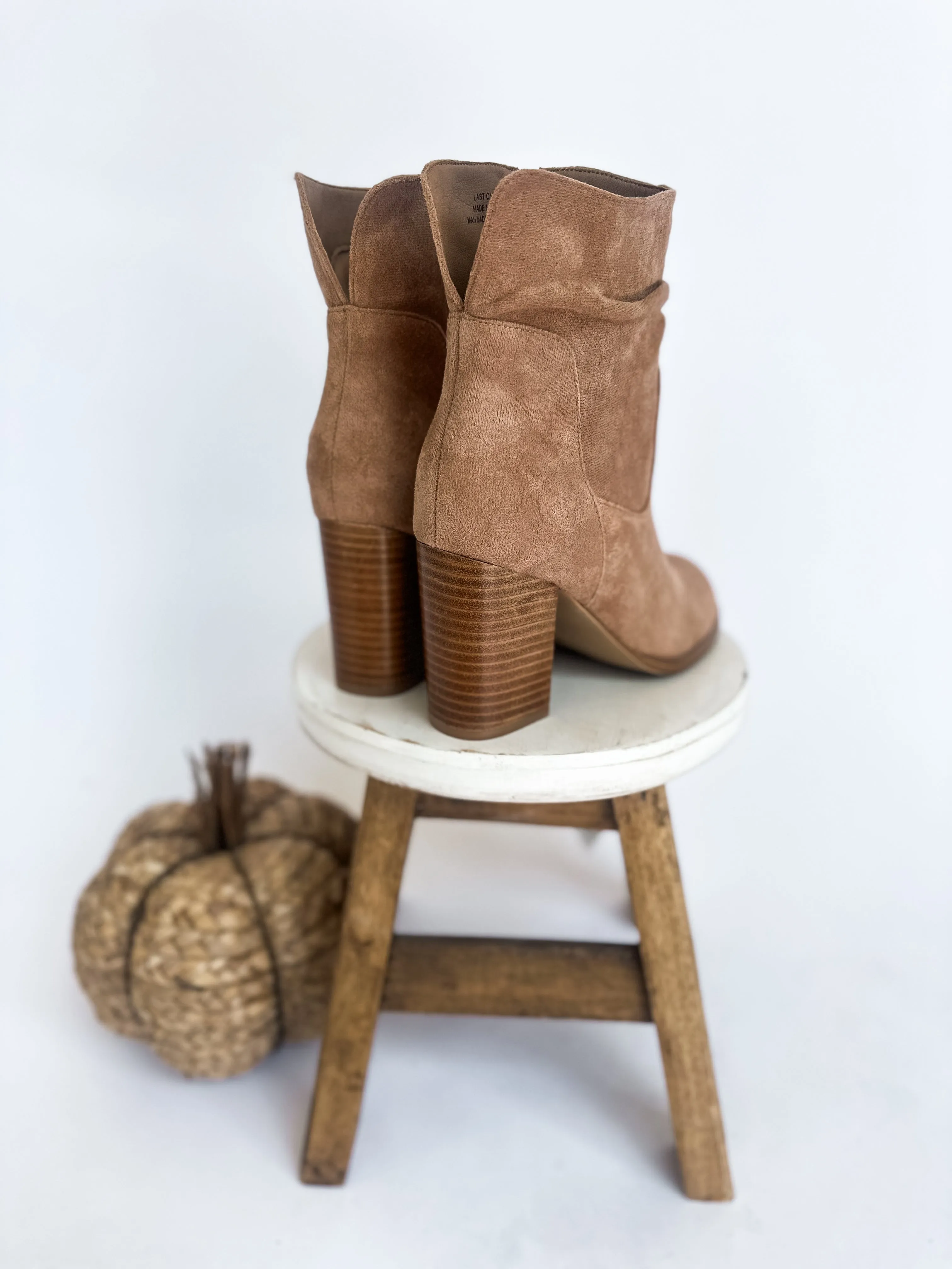 Last Call Corkys Booties-Camel