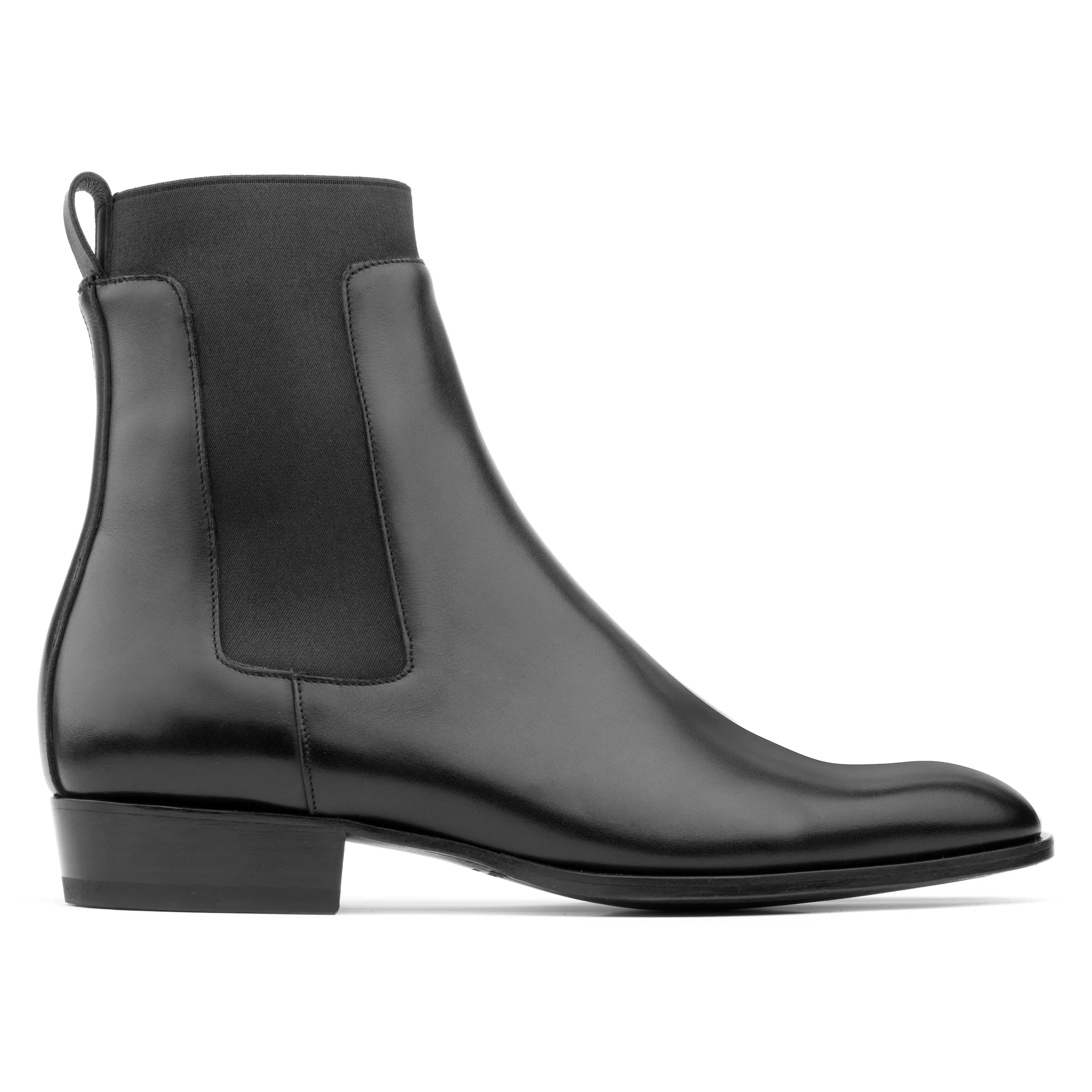 Macarthur Black Calf Chelsea Boot