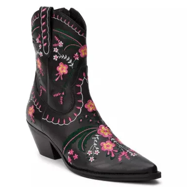 Matisse Amber Black Embroidered Boot