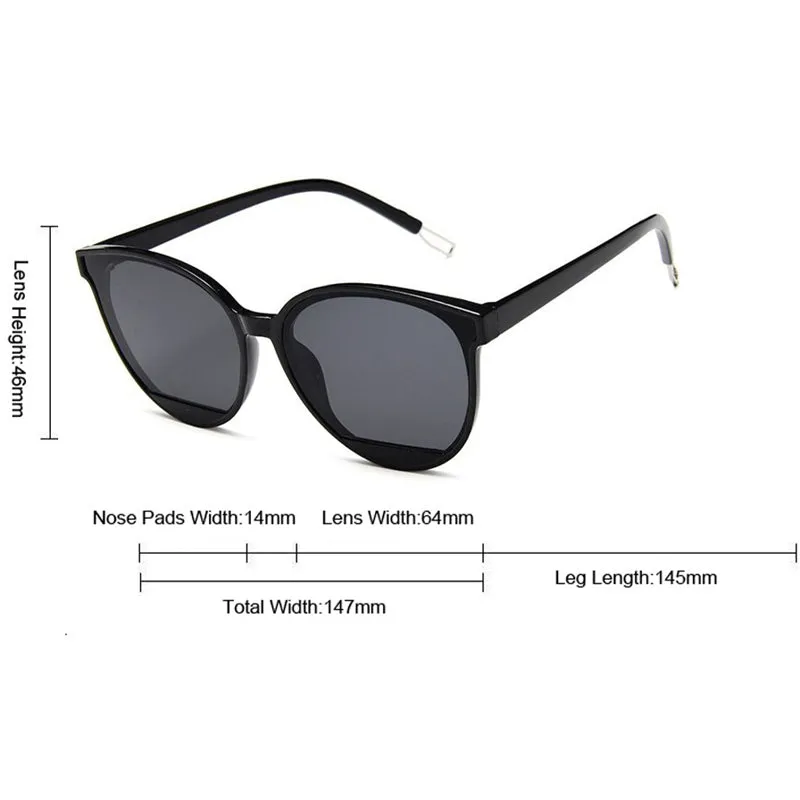 Minimalist Classic Anti-reflective Mirror Sunglasses with UV Protection