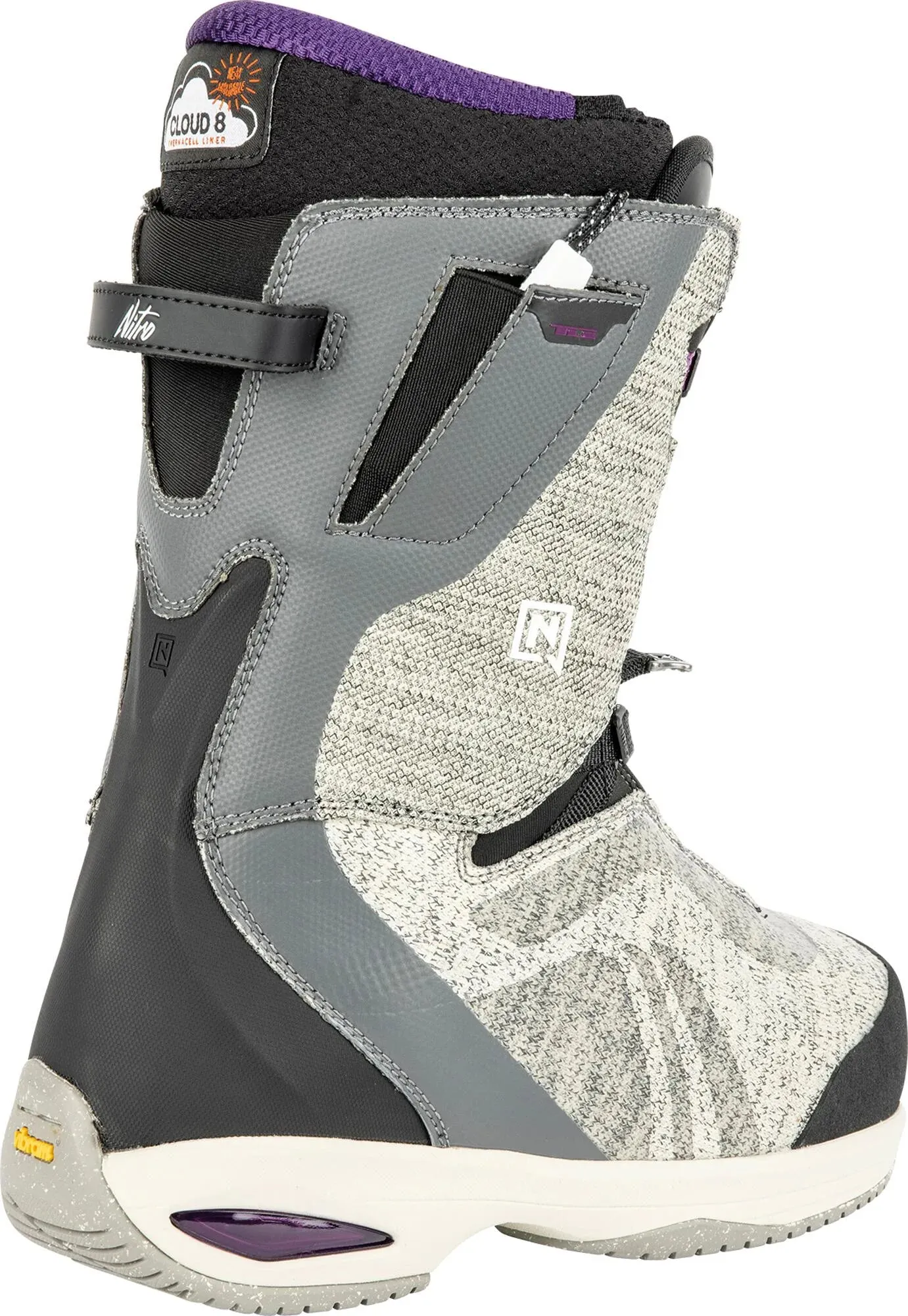 Nitro Ronda TLS Womens Snowboard Boots Heather Grey