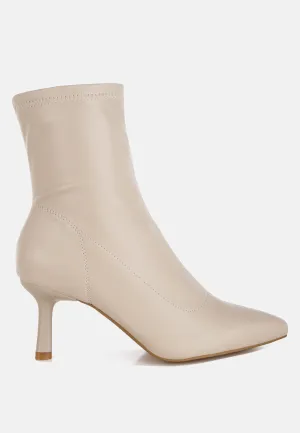 Pumila Stiletto Heel Sock Boots