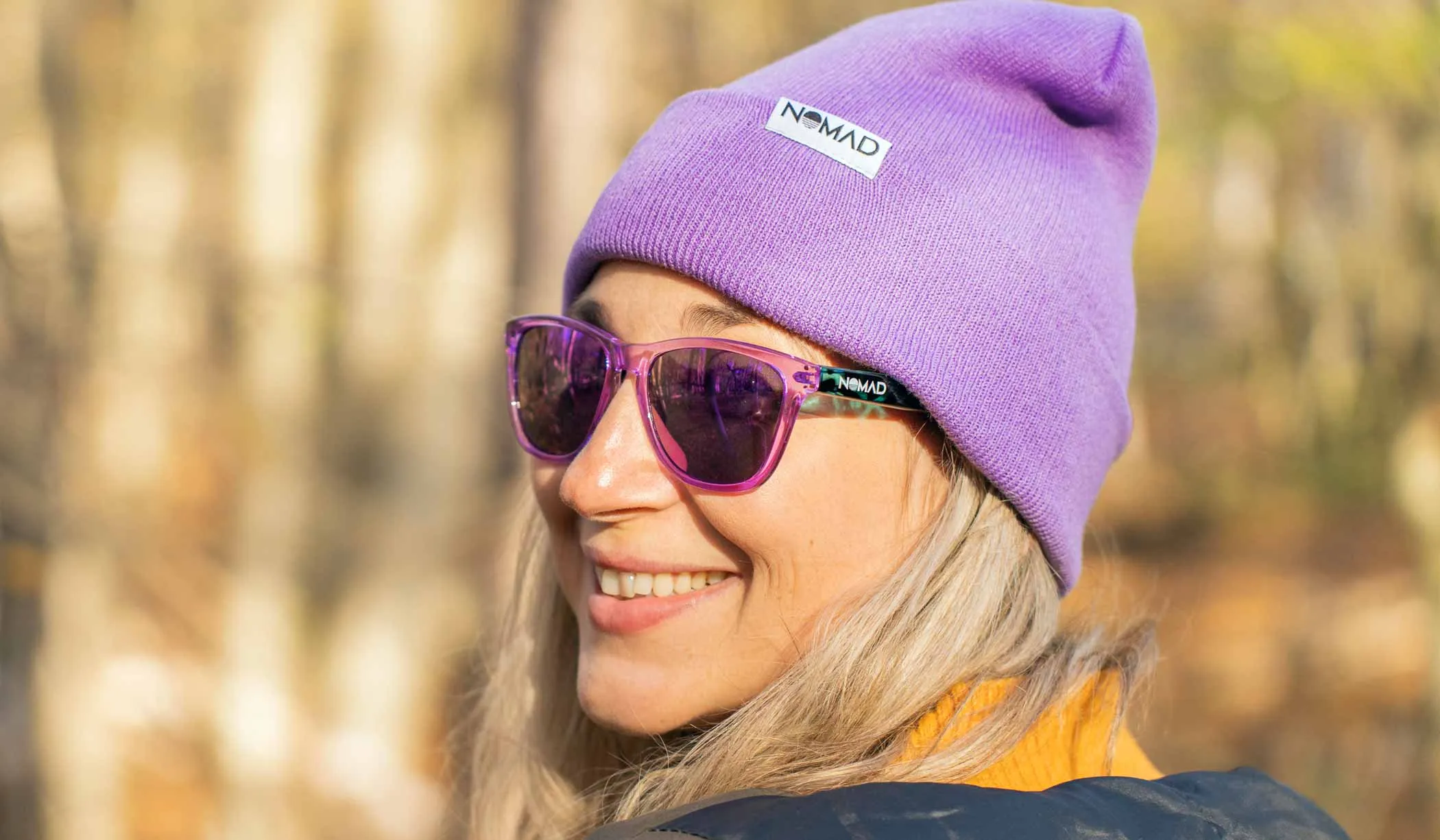 Purple Unisex Recycled Beanie