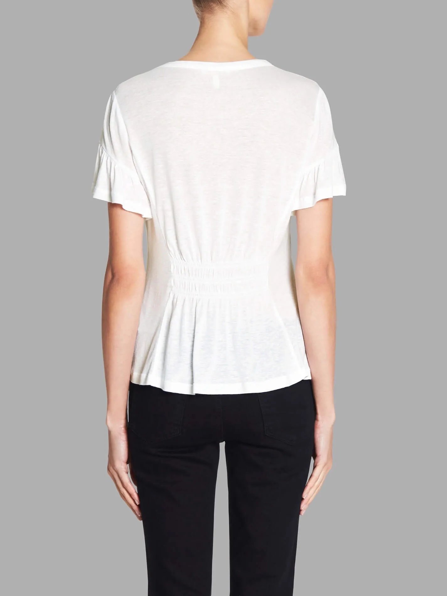 Ruched Jersey Tee