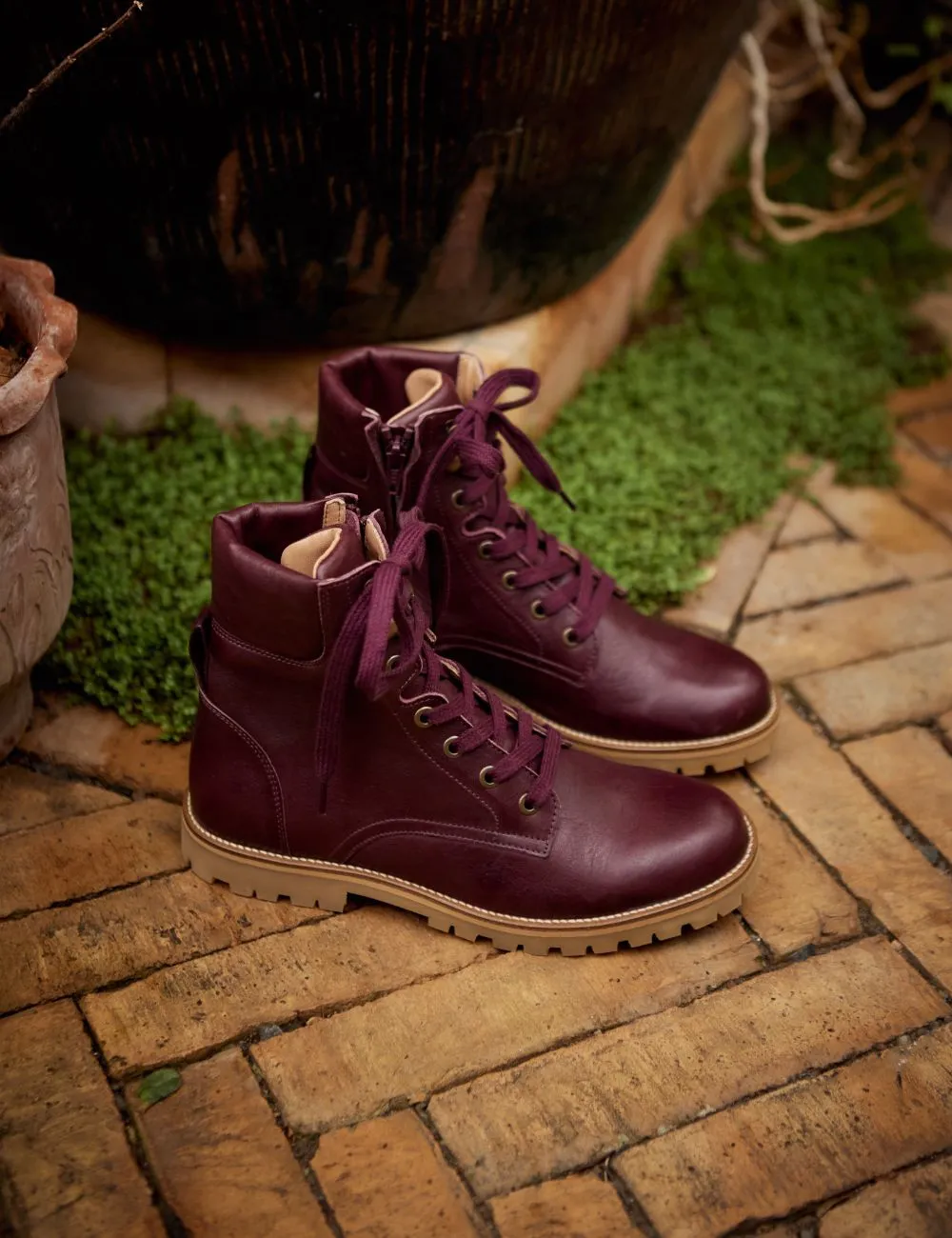 Saga Boot - Plum