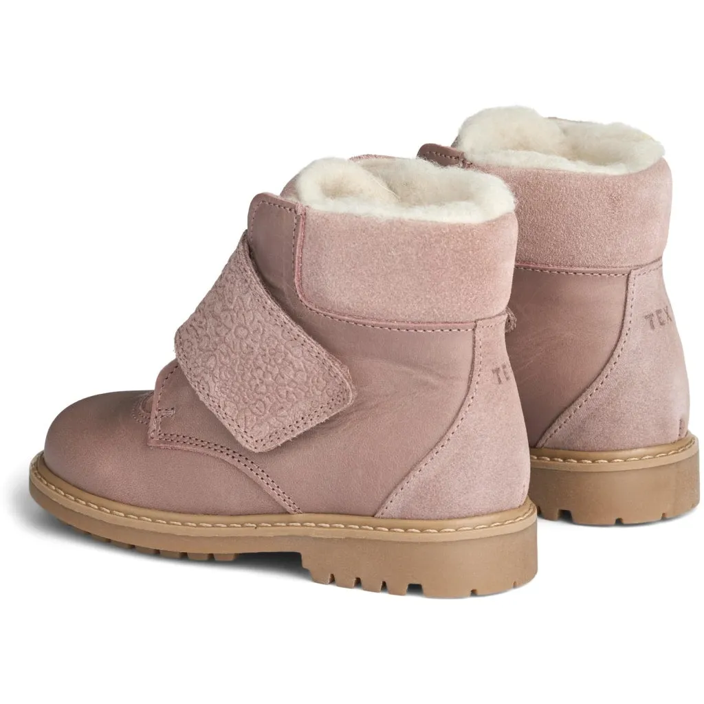 Sigge Print Velcro Boot - rose