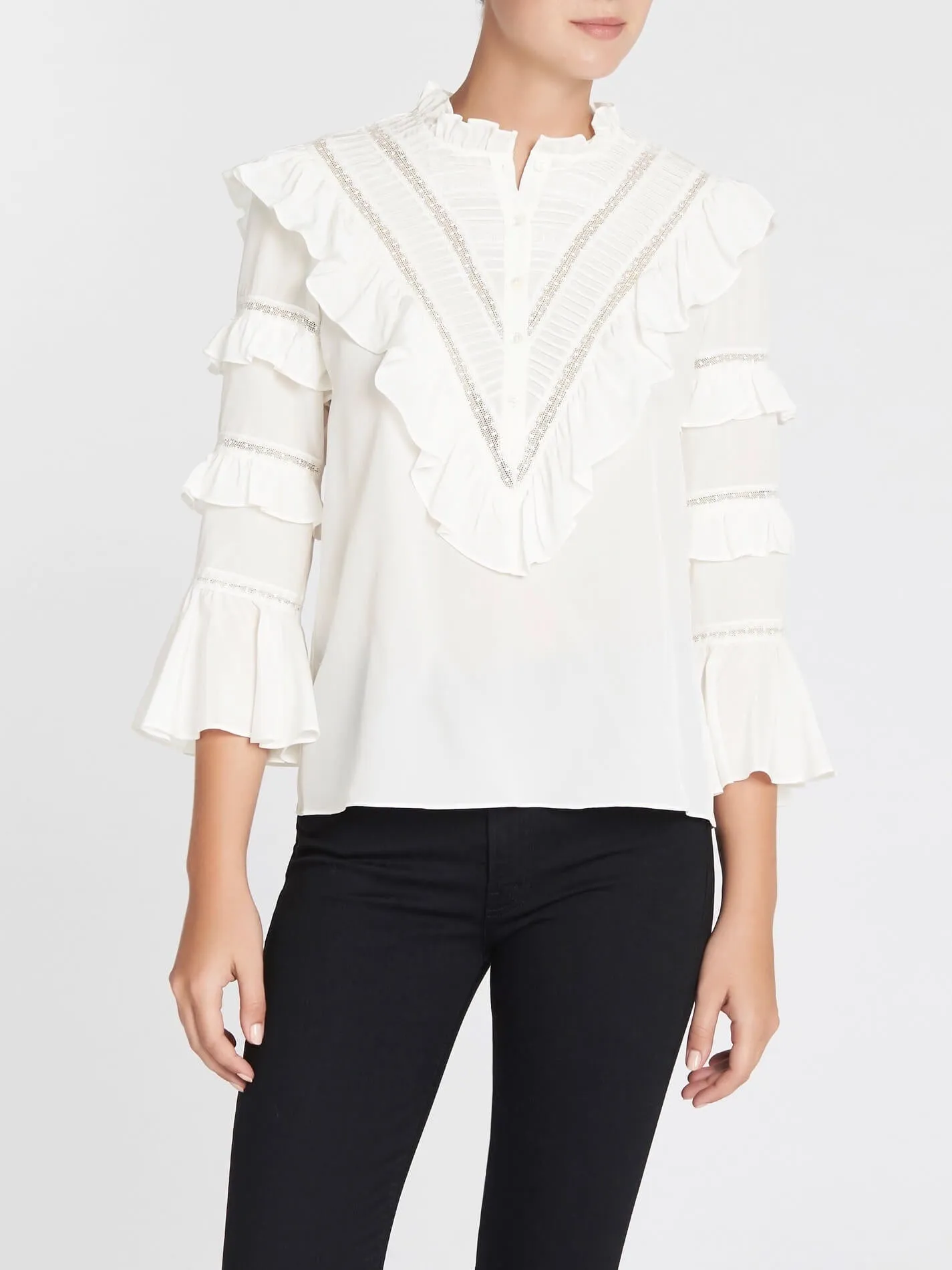 Silk And Lace Top