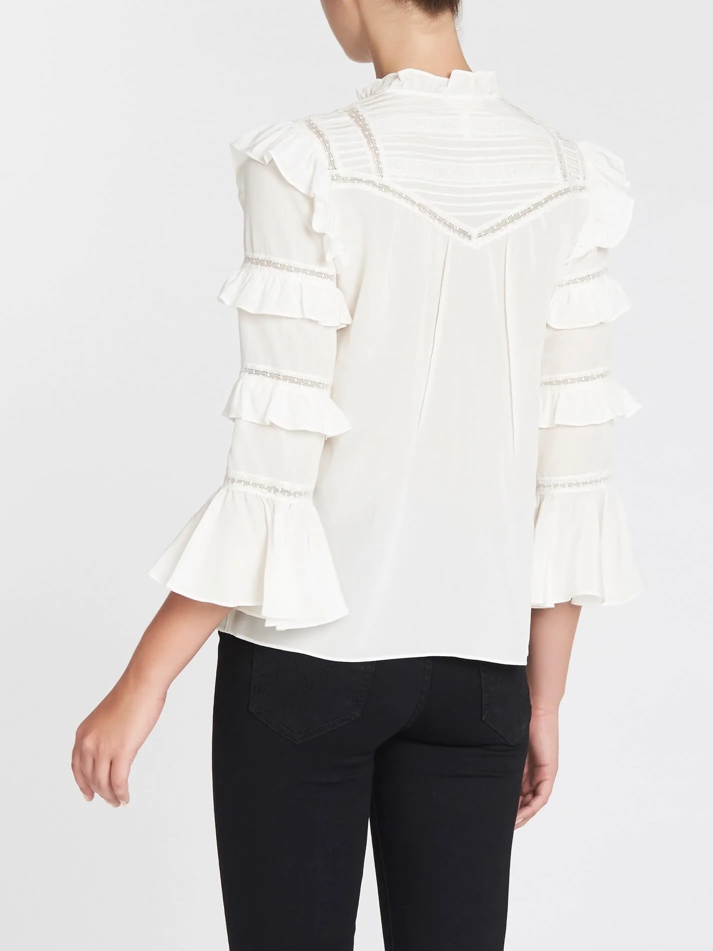 Silk And Lace Top