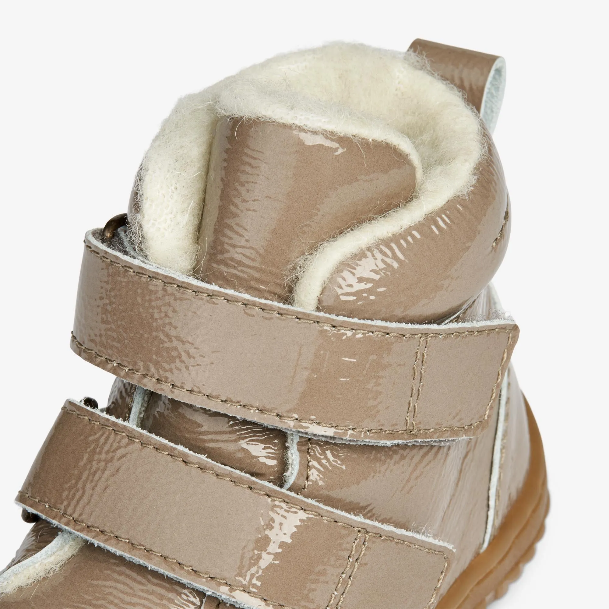 Snugga Wool Patent | Baby - taupe