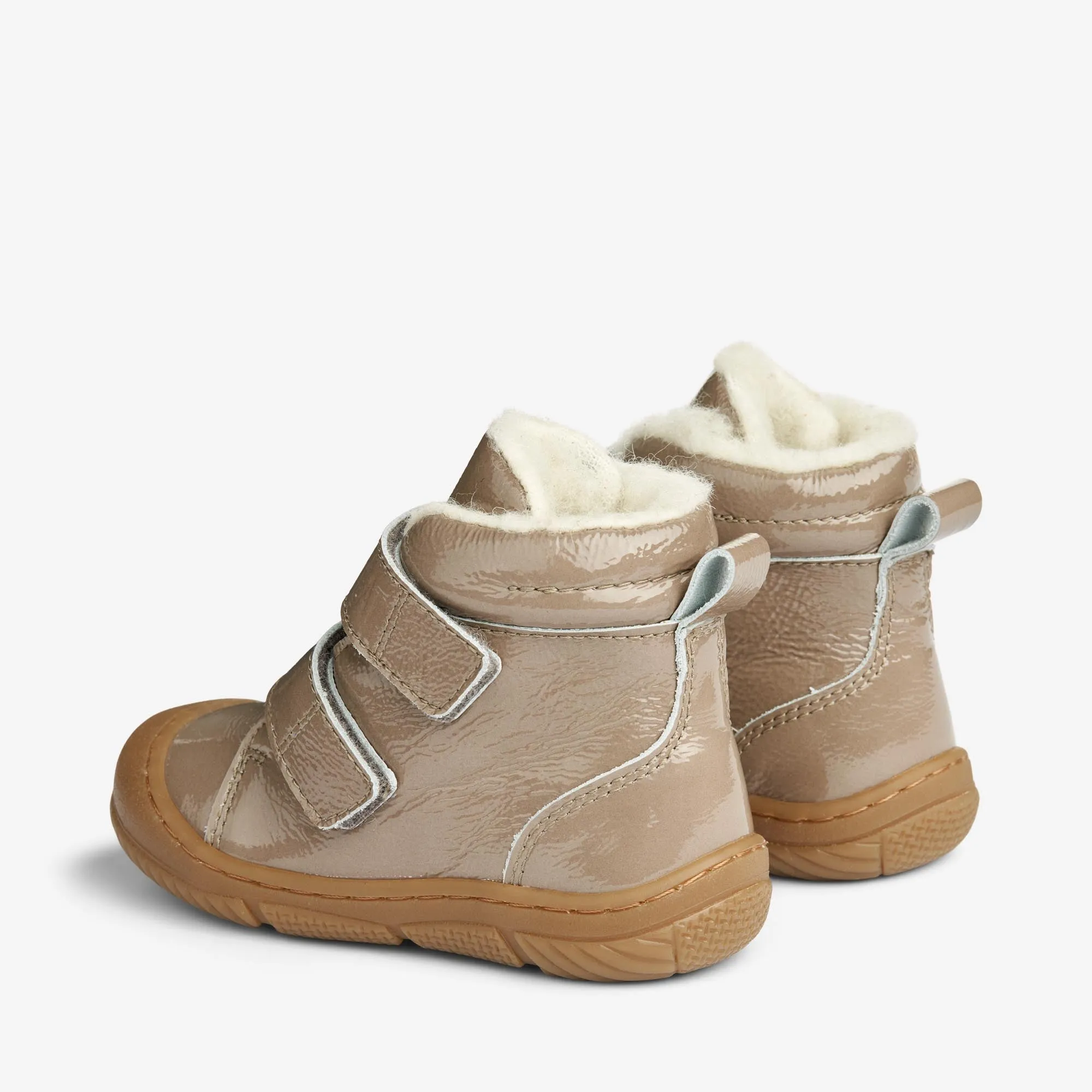 Snugga Wool Patent | Baby - taupe