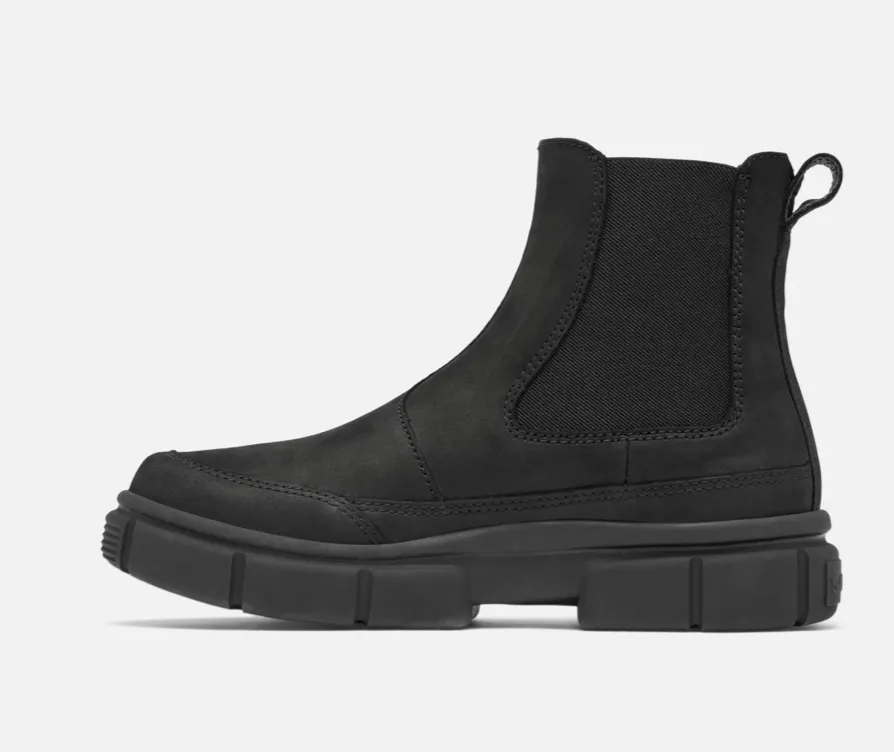 Sorel Explorer Black Chelsea Boot