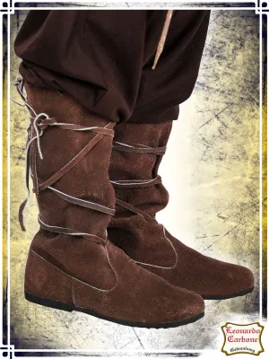 Suede Medieval Boots